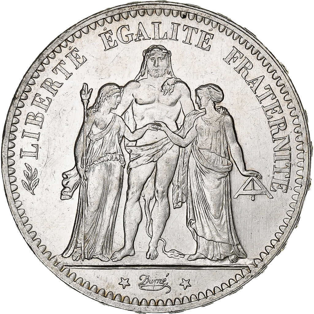 France, 5 Francs, Hercule, 1876, Paris, Argent, SUP, Gadoury:745a, KM:820.1