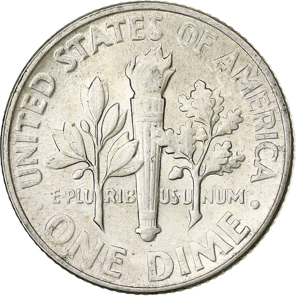 Estados Unidos da América, Dime, Roosevelt Dime, 1947, Philadelphia, Prata