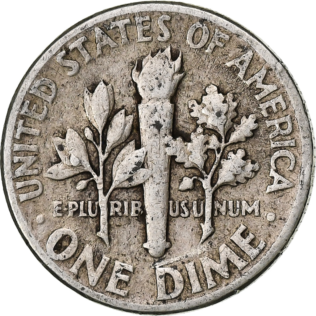 United States, Dime, Roosevelt Dime, 1950, Philadelphia, Silver, VF(30-35)