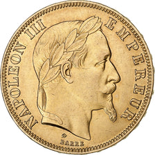 Frankrijk, 50 Francs, Napoléon III, 1866, Paris, Goud, PR, Gadoury:1112