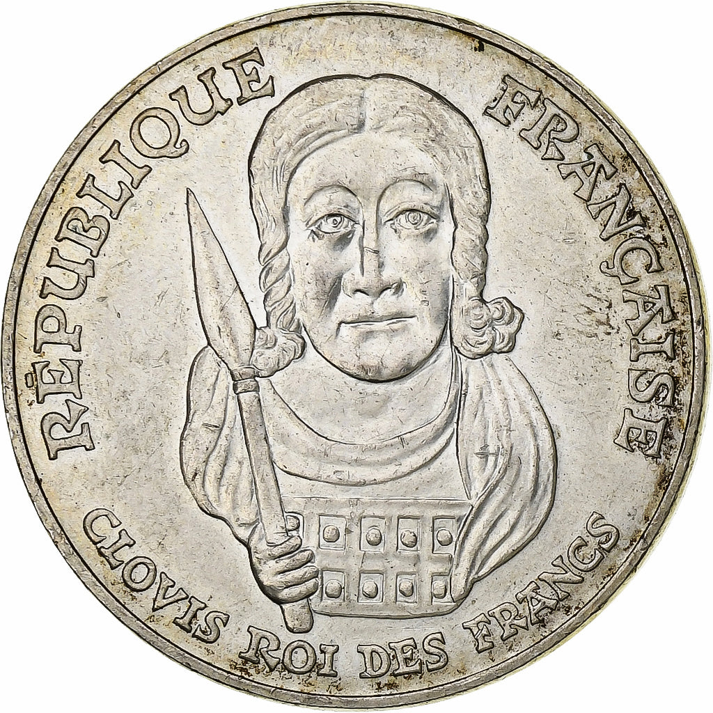 Francia, 100 Francs, Clovis, 1996, Argento, SPL-, Gadoury:953, KM:1180
