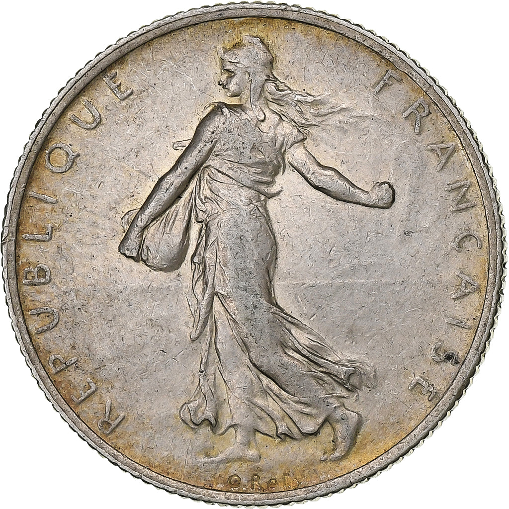 France, 2 Francs, Semeuse, 1905, Paris, Silver, EF(40-45), Gadoury:532, KM:845.1