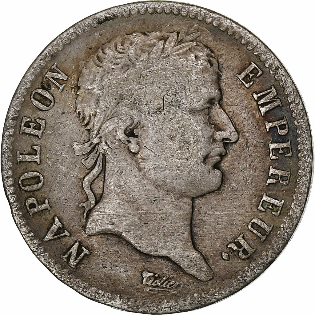 France, Franc, Napoléon I, 1809, Paris, Silver, VF(20-25), Gadoury:447