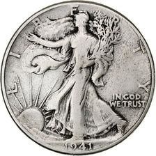 United States, Half Dollar, Walking Liberty, 1941, Philadelphia, Silver