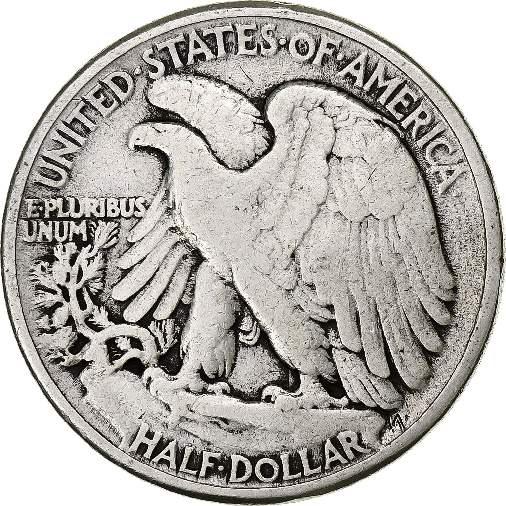 United States, Half Dollar, Walking Liberty, 1941, Philadelphia, Silver