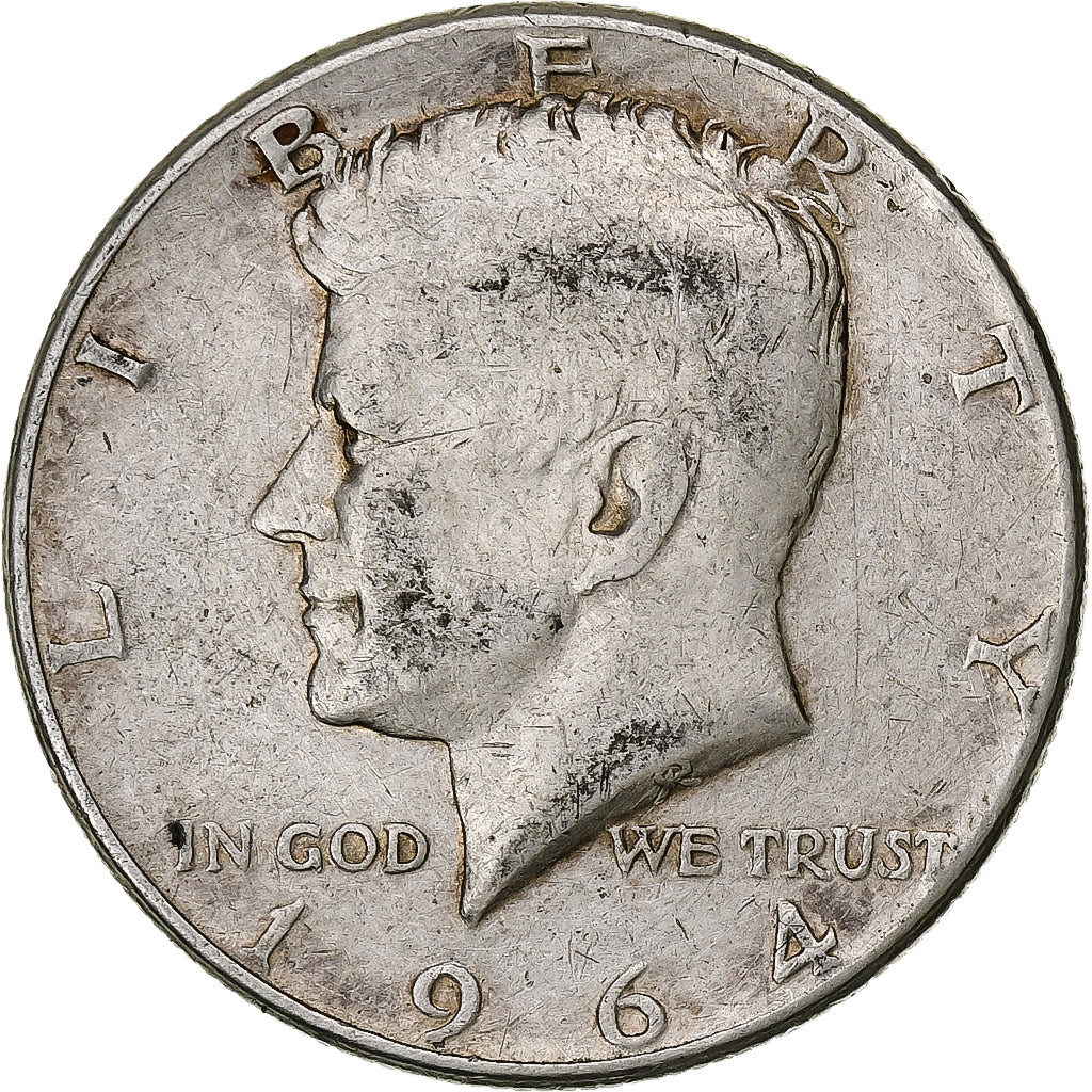 United States, Half Dollar, Kennedy, 1964, Philadelphia, Silver, VF(30-35)