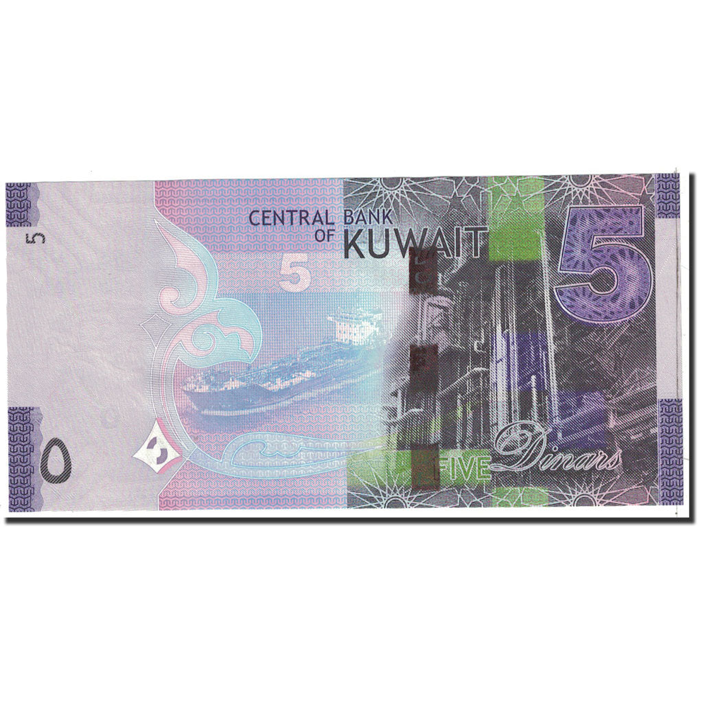 Billete, 5 Dinars, 2014, Kuwait, KM:New, Undated, UNC