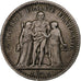 France, 5 Francs, Hercule, 1848, Strasbourg, Silver, VF(20-25), Gadoury:683