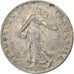 Francia, 50 Centimes, Semeuse, 1909, Paris, Plata, MBC+, Gadoury:420, KM:854
