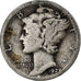 Estados Unidos da América, Dime, Mercury Dime, 1929, Denver, Prata, VF(20-25)