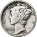 Estados Unidos, Dime, Mercury, 1936, Philadelphia, Plata, BC+