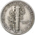 Estados Unidos, Dime, Mercury, 1936, Philadelphia, Plata, BC+
