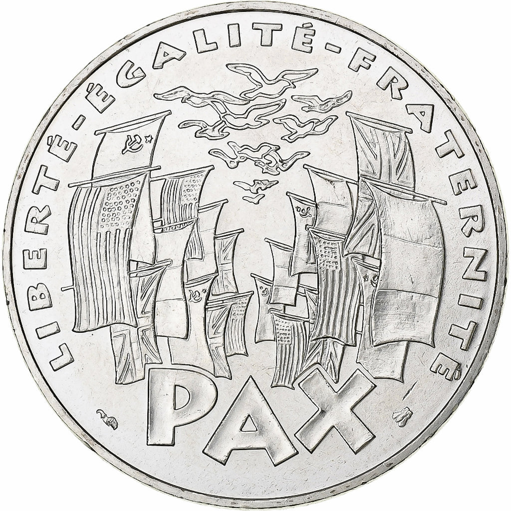 Frankrijk, 100 Francs, 8 mai 1945, 1995, Zilver, UNC-, Gadoury:952, KM:1116.1