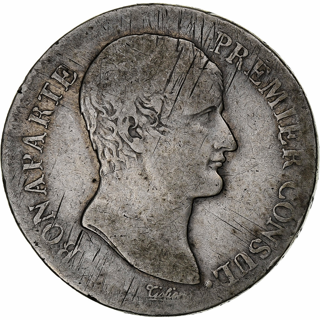 Frankrijk, Napoleon I, 5 Francs, An 12, Toulouse, Zilver, FR, Gadoury:577