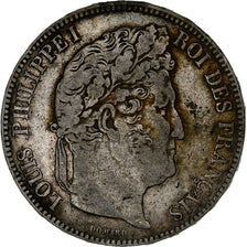 France, 5 Francs, Louis-Philippe, 1841, Bordeaux, Silver, VF(30-35)