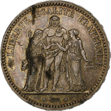 France, 5 Francs, Hercule, 1873, Paris, Silver, AU(55-58), Gadoury:745a