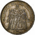 France, 5 Francs, Hercule, 1875, Paris, Silver, AU(50-53), Gadoury:745a
