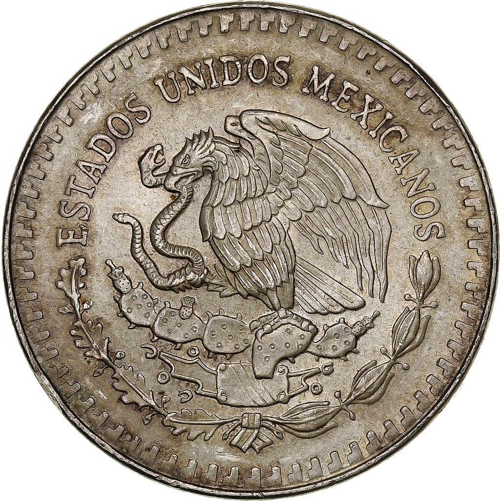 Mexico, Onza, Troy Ounce of Silver, 1989, Mexico City, Silver, MS(60-62)