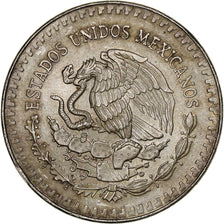 Mexico, Onza, Troy Ounce of Silver, 1989, Mexico City, Silver, MS(60-62)