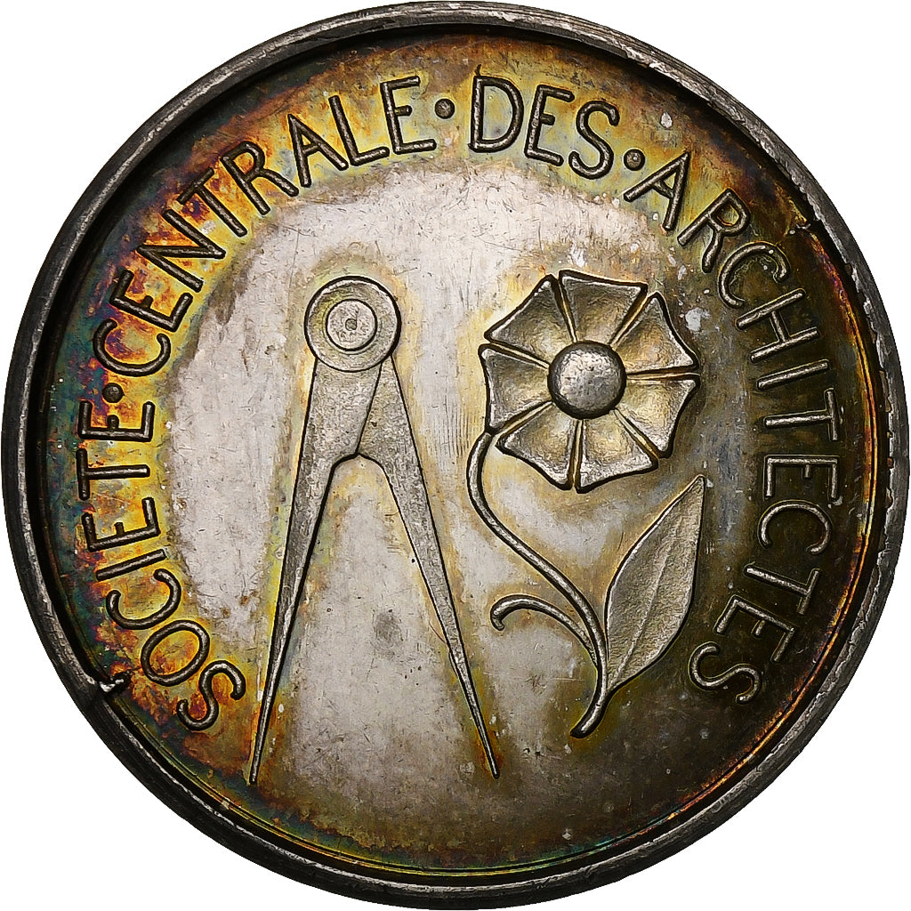 France, Médaille, Société Centrale des Architectes, Argent, Oudiné, SUP
