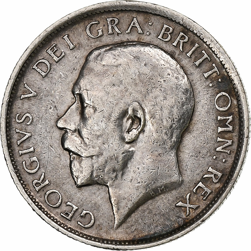 Großbritannien, George V, Shilling, 1915, Silber, SS, KM:816
