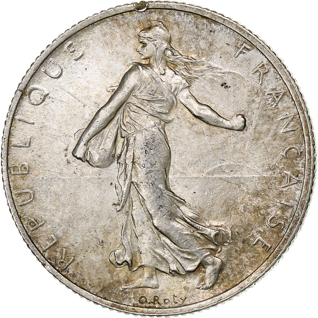 Frankreich, 2 Francs, Semeuse, 1920, Paris, Silber, VZ, Gadoury:532, KM:845.1
