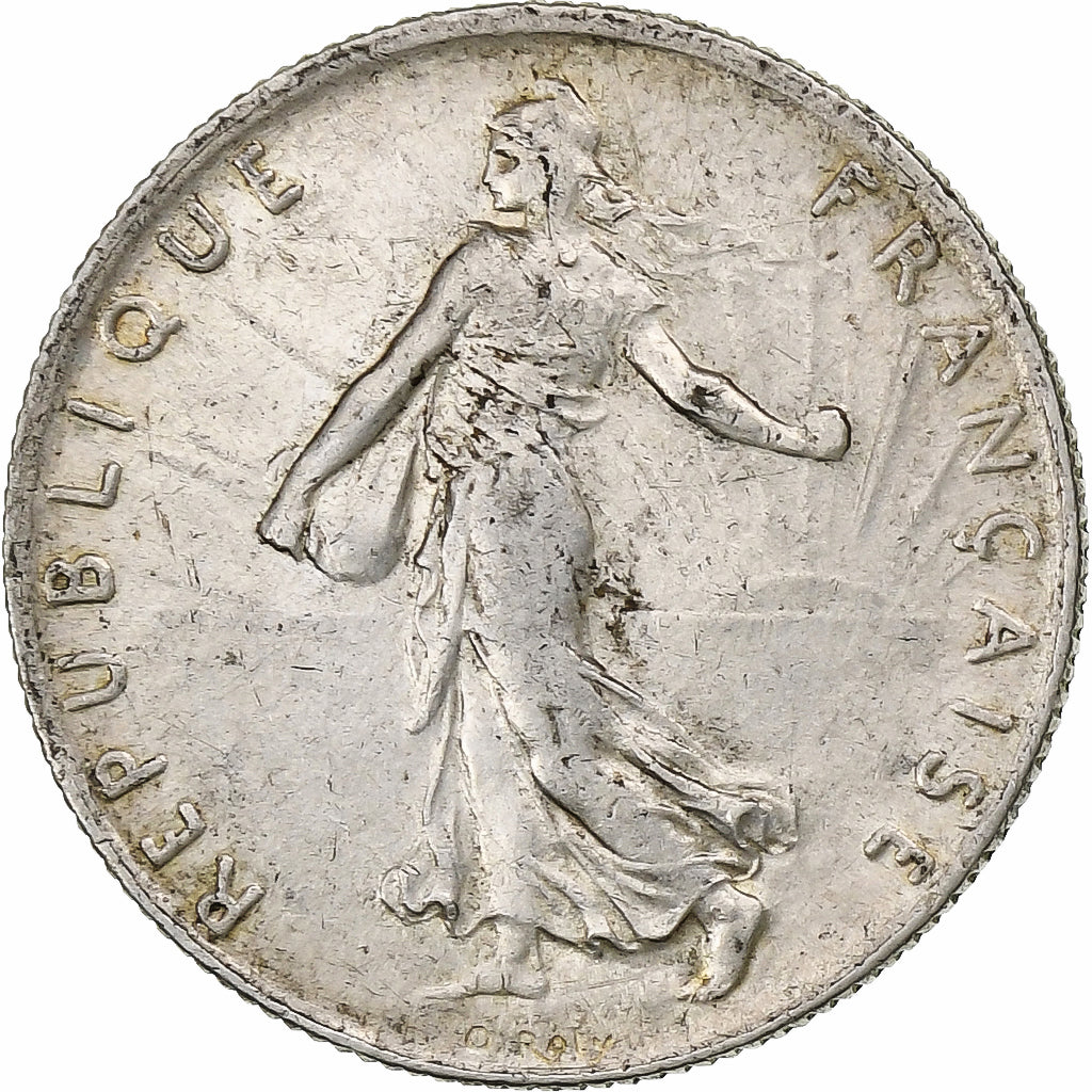 Francia, 50 Centimes, Semeuse, 1909, Paris, Plata, EBC, Gadoury:420, KM:854