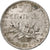 Frankrijk, 50 Centimes, Semeuse, 1909, Paris, Zilver, PR, Gadoury:420, KM:854
