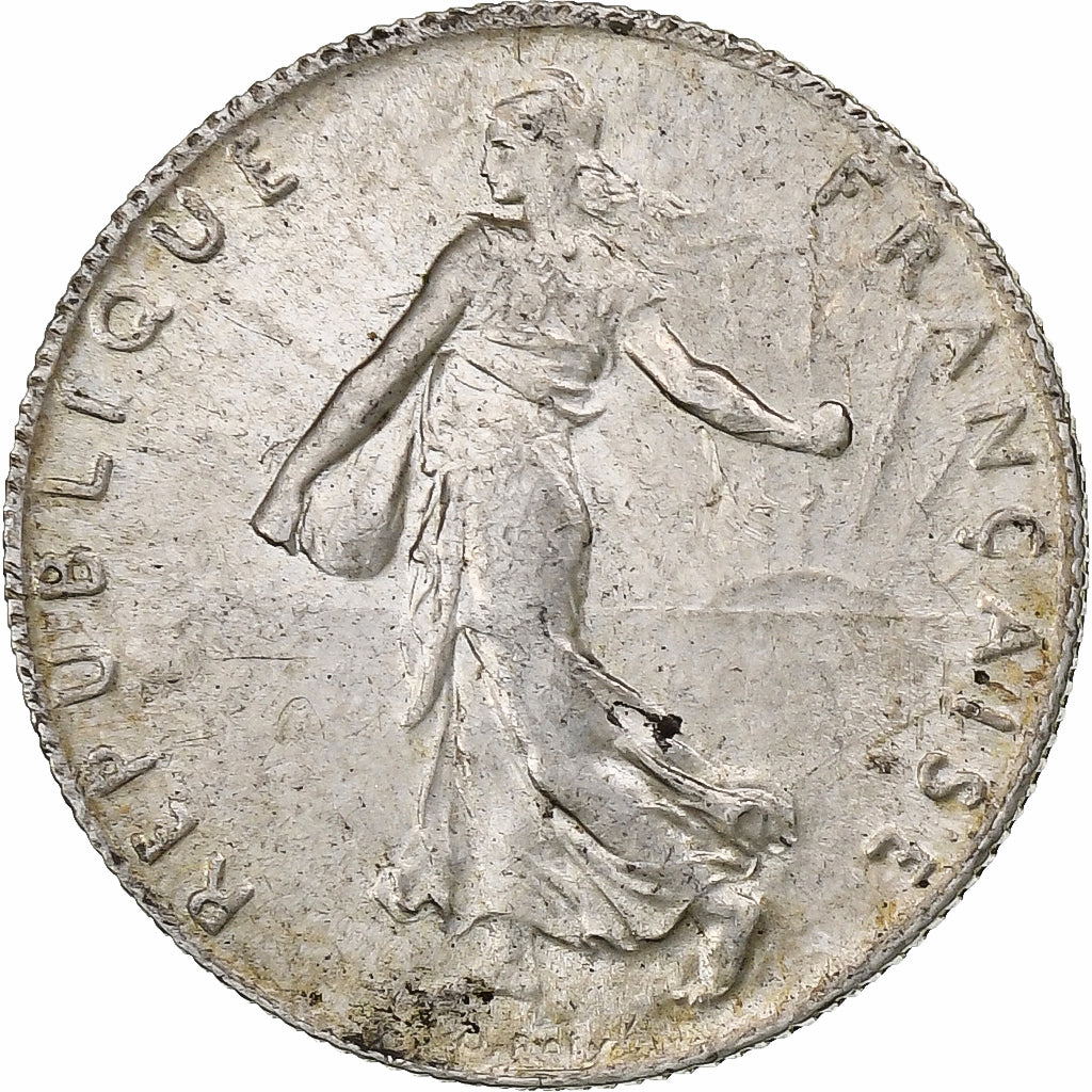 France, 50 Centimes, Semeuse, 1909, Paris, Silver, AU(55-58), Gadoury:420