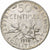 Frankrijk, 50 Centimes, Semeuse, 1910, Paris, Zilver, ZF+, Gadoury:420, KM:854