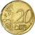 Federale Duitse Republiek, 20 Euro Cent, planchet error struck on 10 cent, 2008