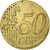 ALEMANIA - REPÚBLICA FEDERAL, 50 Euro Cent, error overstruck on 20 cent, 2002