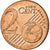 Bundesrepublik Deutschland, 2 Euro Cent, planchet error struck on 1 cent, 2009