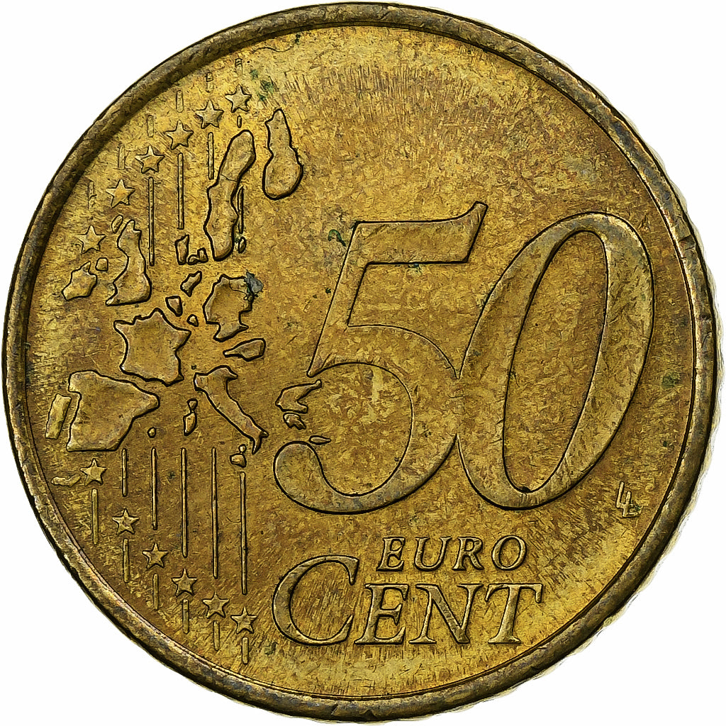 République fédérale allemande, 50 Euro Cent, error mule / hybrid 1 euro