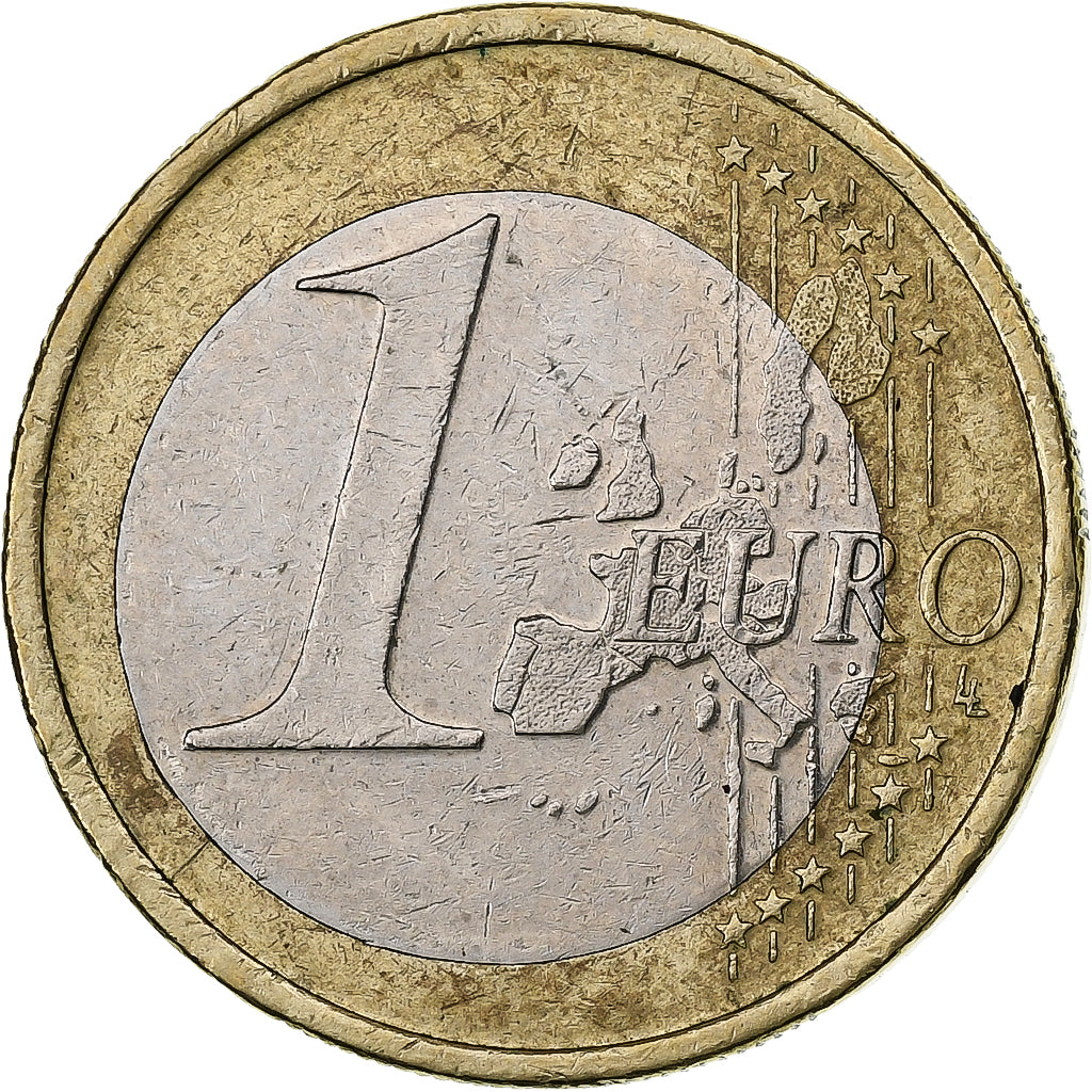 République fédérale allemande, Euro, error misaligned center hole, 2002