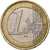 União Europeia, 1 Euro, error double reverse side, Bimetálico, EF(40-45)