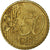 Unión Europea, 50 Euro Cent, error double reverse side, Latón, SC