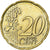 European Union, 20 Euro Cent, error double reverse side, Brass, MS(60-62)
