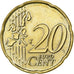 Union Européenne, 20 Euro Cent, error double reverse side, Laiton, SUP+