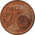 European Union, 5 Euro Cent, error double reverse side, Copper Plated Steel