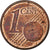 Unión Europea, Euro Cent, error double reverse side, Cobre chapado en acero