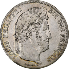 France, 5 Francs, Louis-Philippe, 1841, Paris, Silver, VF(20-25), Gadoury:678