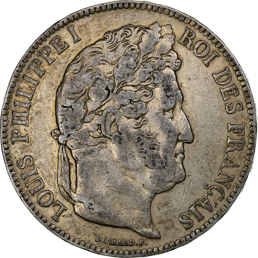 Frankrijk, 5 Francs, Louis-Philippe, 1842, Rouen, Zilver, FR, Gadoury:678