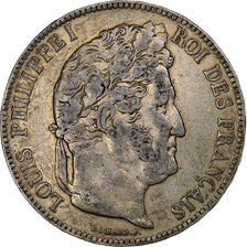 Frankrijk, 5 Francs, Louis-Philippe, 1842, Rouen, Zilver, FR, Gadoury:678