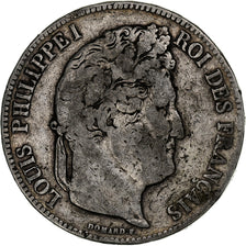 Frankrijk, 5 Francs, Louis-Philippe, 1835, Lyon, Zilver, ZG+, Gadoury:678