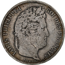 France, 5 Francs, Louis-Philippe, 1833, La Rochelle, Silver, VF(20-25)