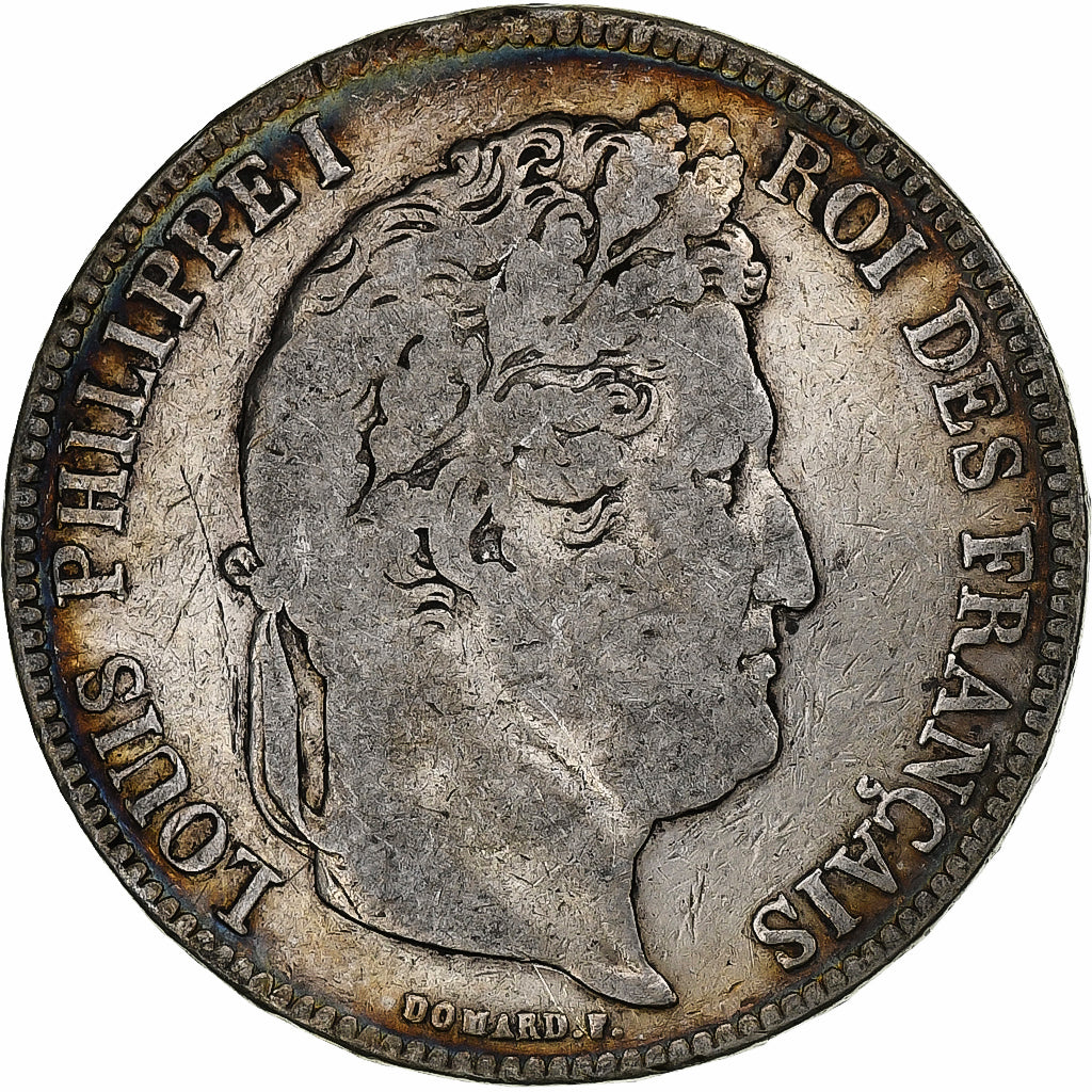 Frankrijk, 5 Francs, Louis-Philippe, 1834, La Rochelle, Zilver, ZG+