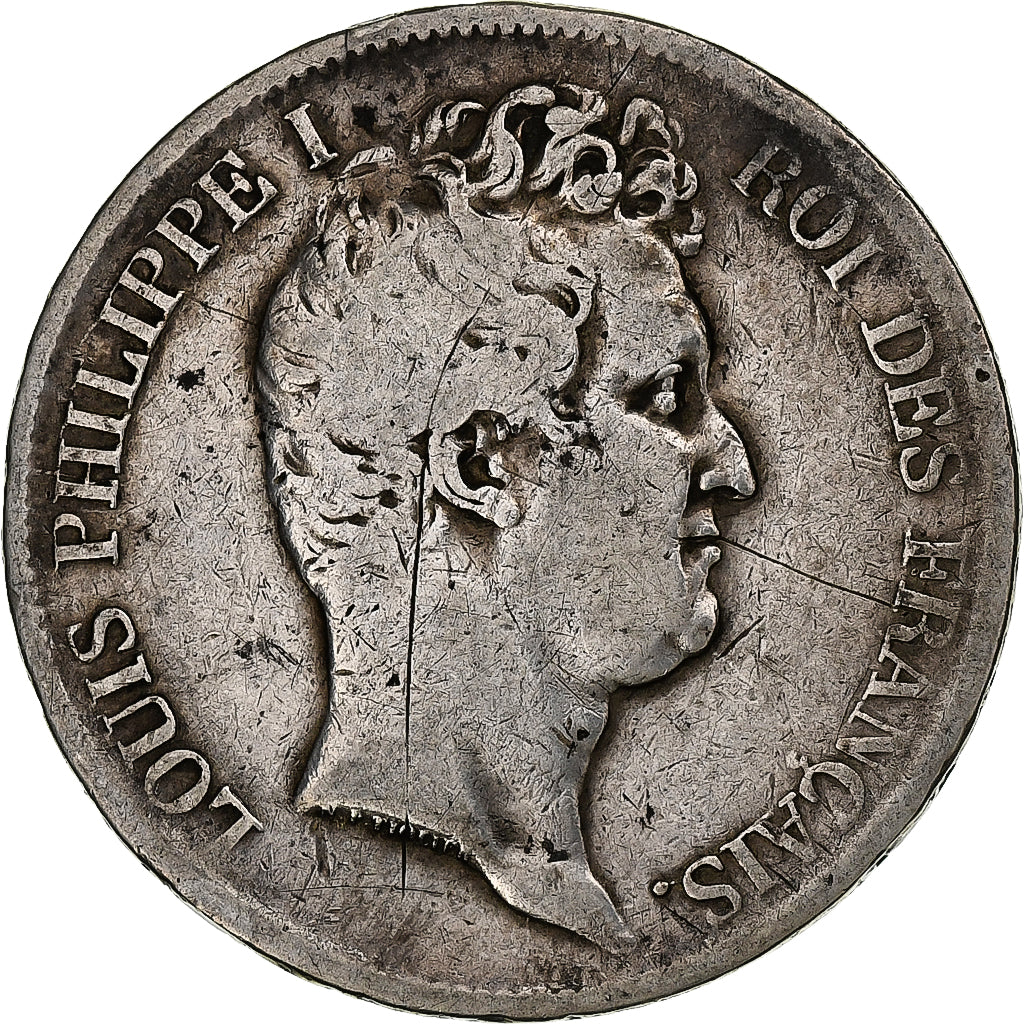 France, 5 Francs, Louis-Philippe, 1831, Limoges, Silver, F(12-15), Gadoury:676