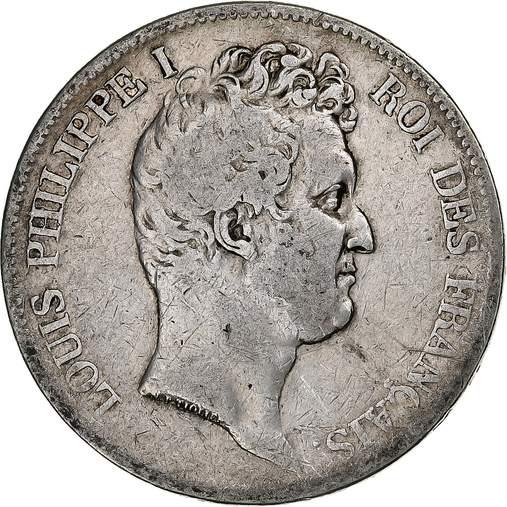 France, 5 Francs, Louis-Philippe, 1831, Bordeaux, Argent, TB, Gadoury:676