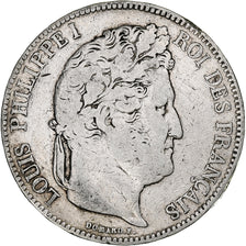 Francja, 5 Francs, Louis-Philippe, 1834, Bordeaux, Srebro, F(12-15)